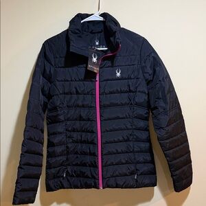 Women’s New Spyder Puffer Coat Black